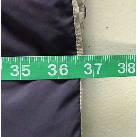 Women's Navy Longline Quilted Puffer Vest Outerwear Casual Missing Hood Size XL - Picture 10 of 10